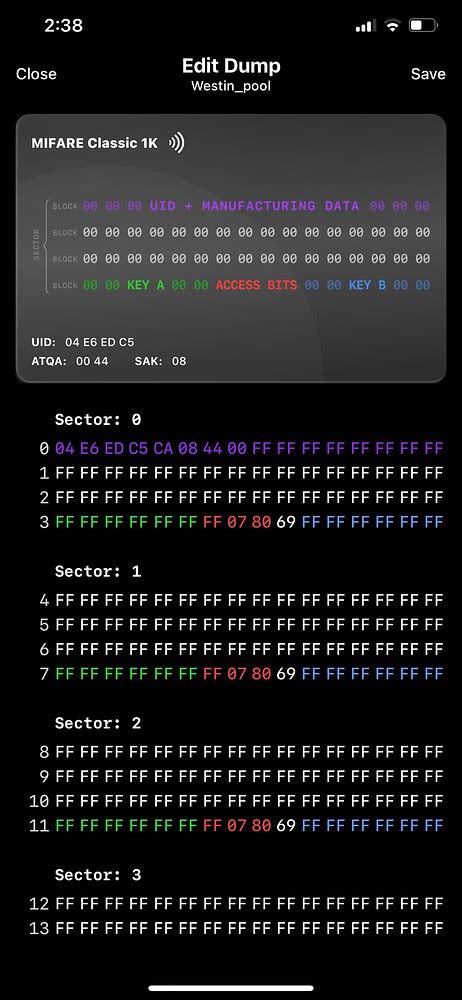 flipper MIFARE classic keys